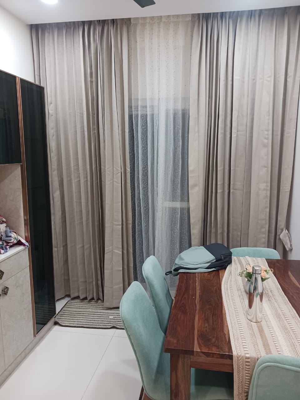 Bedroom curtains creating a cosy sleep environment — HappyLoom Bangalore